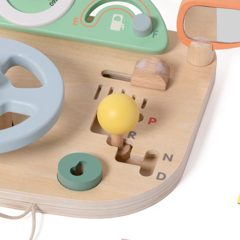 Kinderspielzeug Aktivitätsbrett | Lenkrad