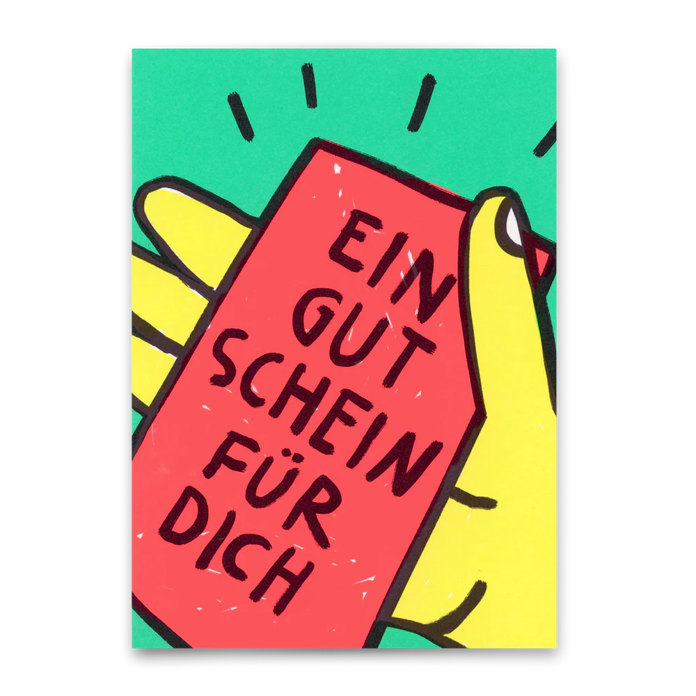 Postkarte | Ein Gutschein für dich