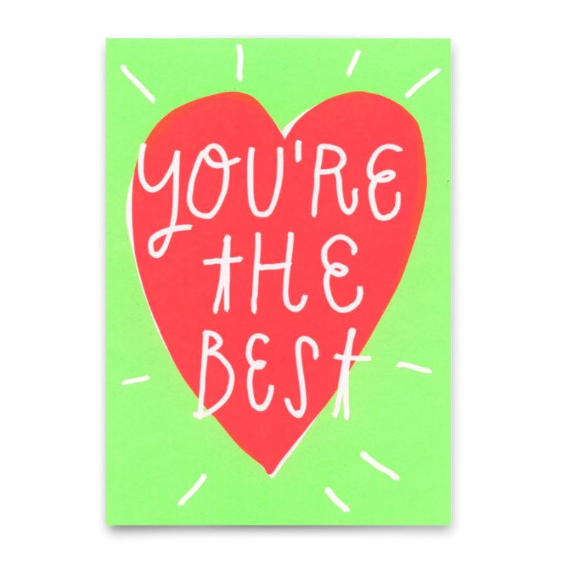 Postkarte | You´re the best Heart