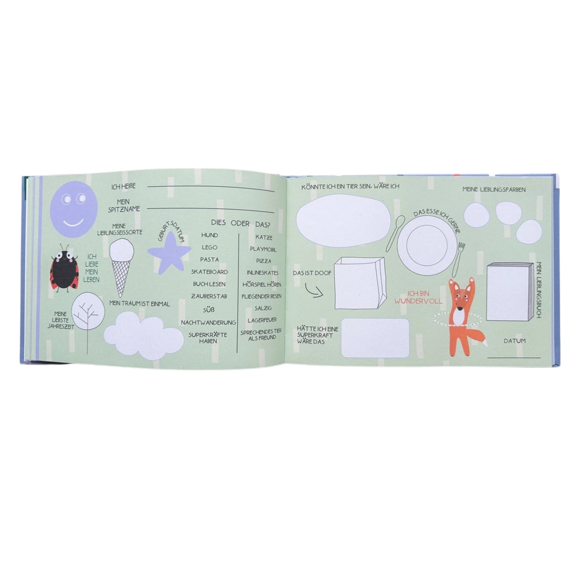 Freundebuch | Tiere für Kindergarten- & Grundschulzeit