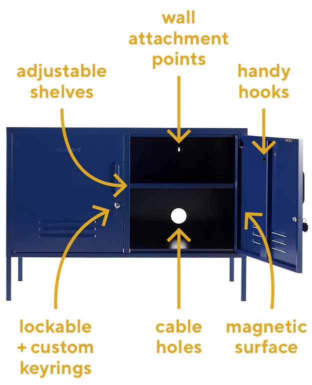 Metallspind | THE LOWDOWN | navy