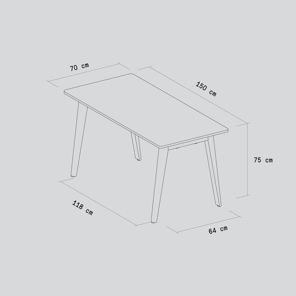 Schreibtisch New Modern | Pale Blue