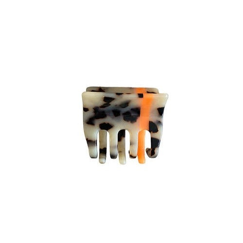 Haarspange Classic Leo Groß | Leo mit Neonorange