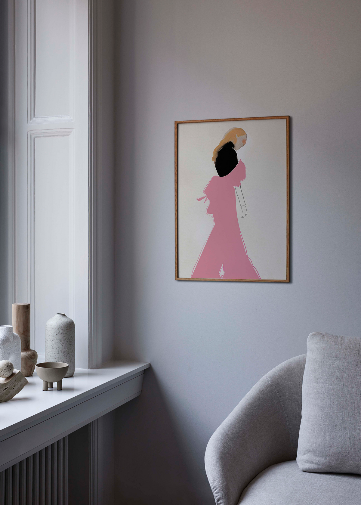 Print Poster | Pink Dress - 30x40cm