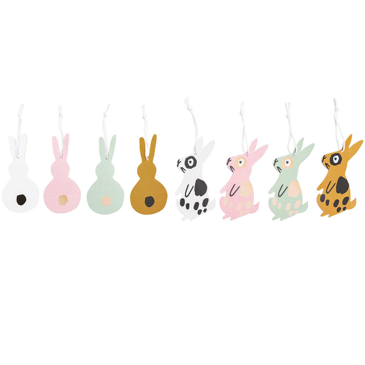 Papieranhänger | Bunny Hop Hasen
