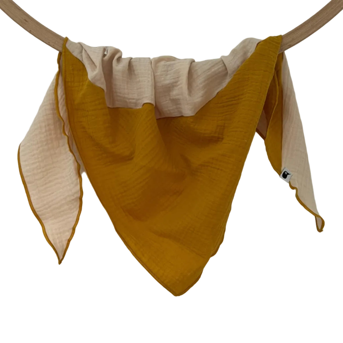Musselintuch Kids | Senf/Beige