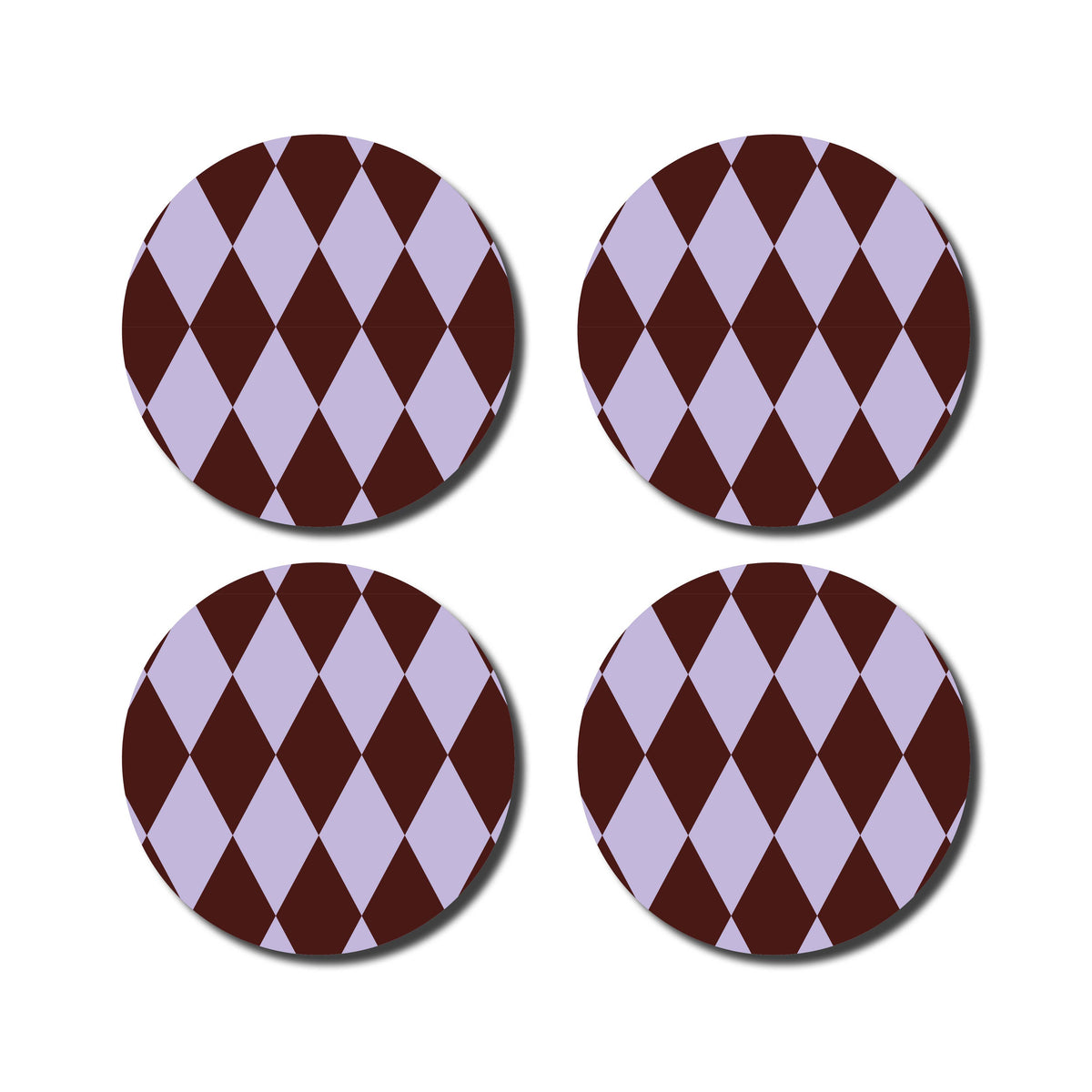 Untersetzer Diamond | Lila/Aubergine
