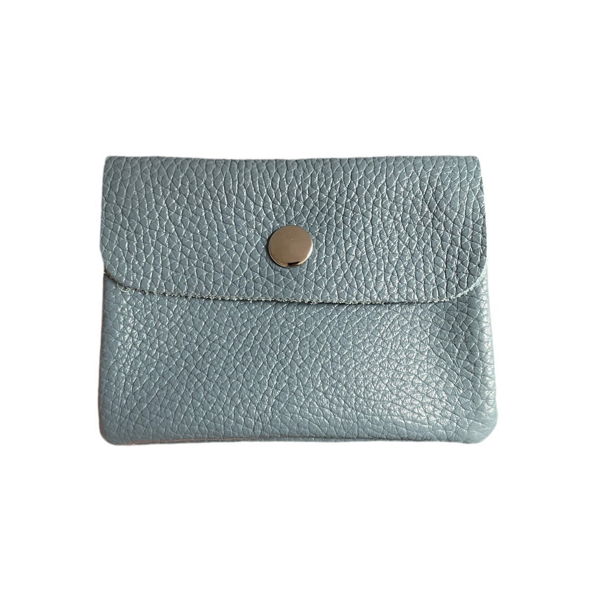 Geldbeutel klein | Leder | taubenblau