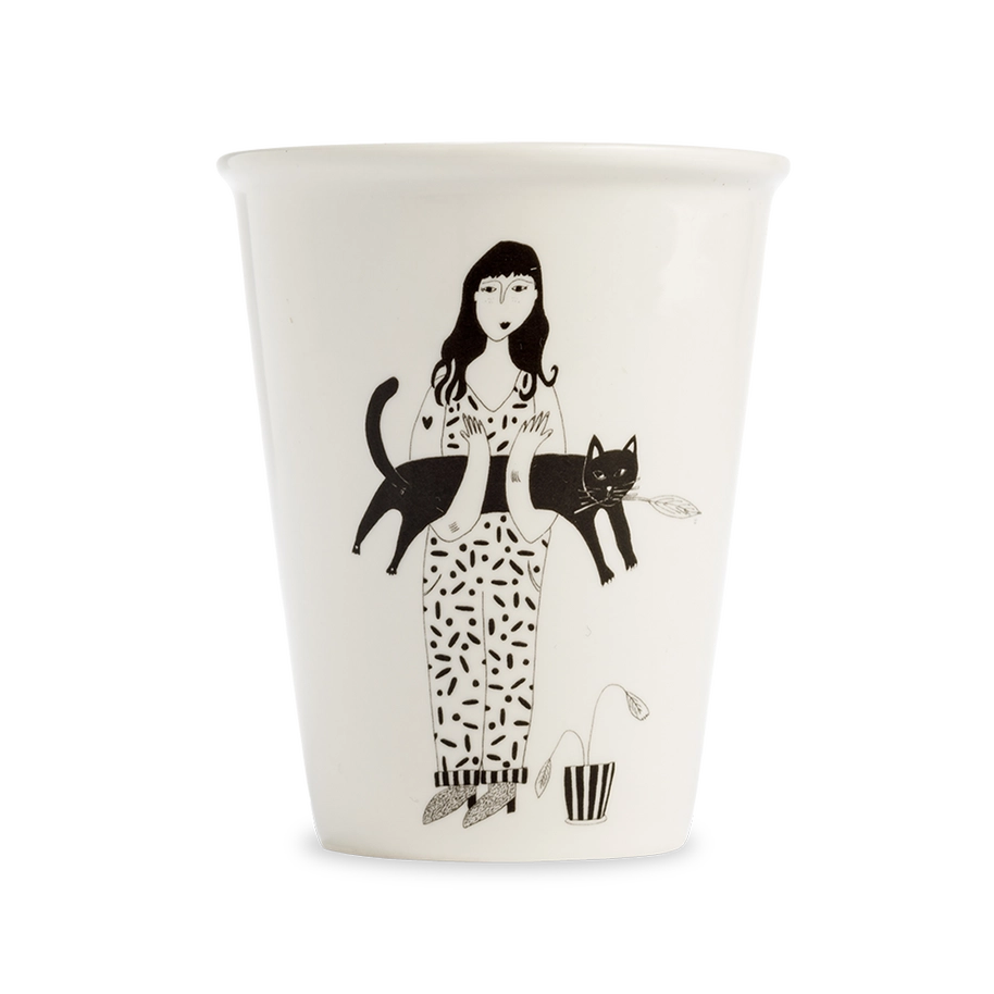 Becher | Black Cat