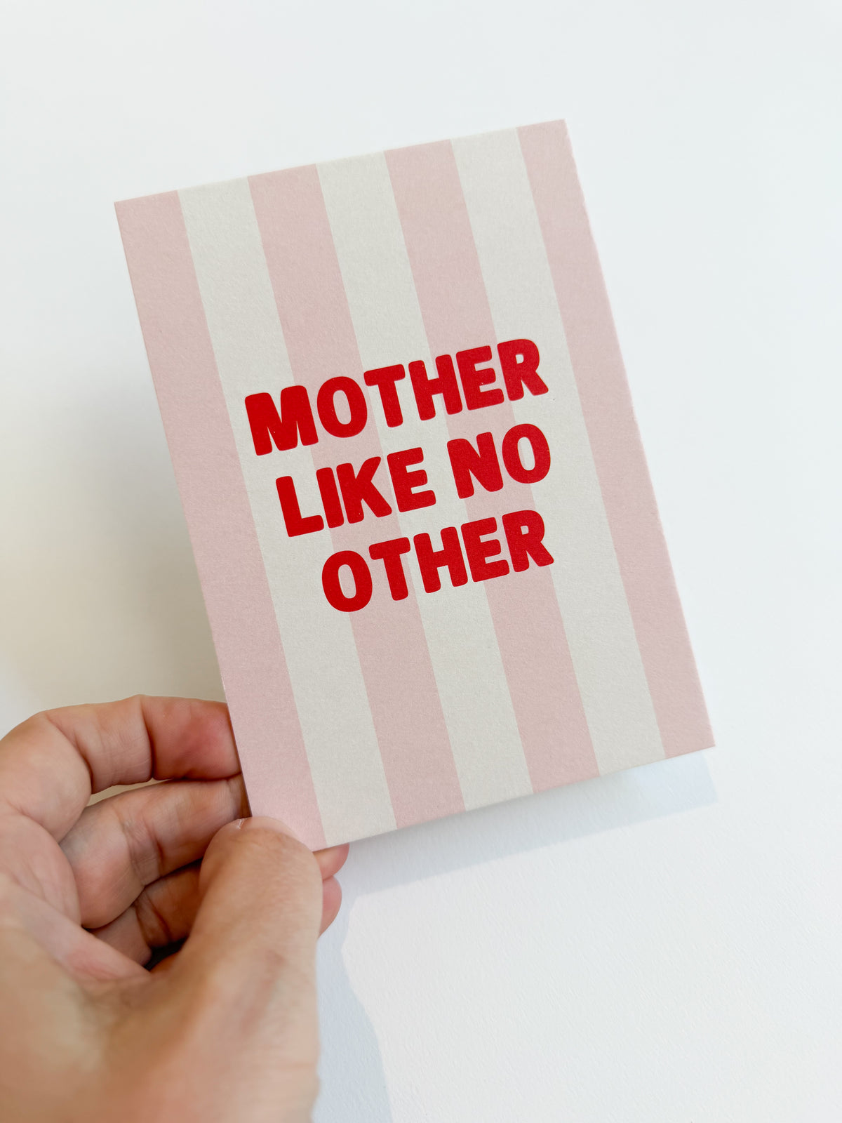 Postkarte Mother Like no other Holzschilfpappe