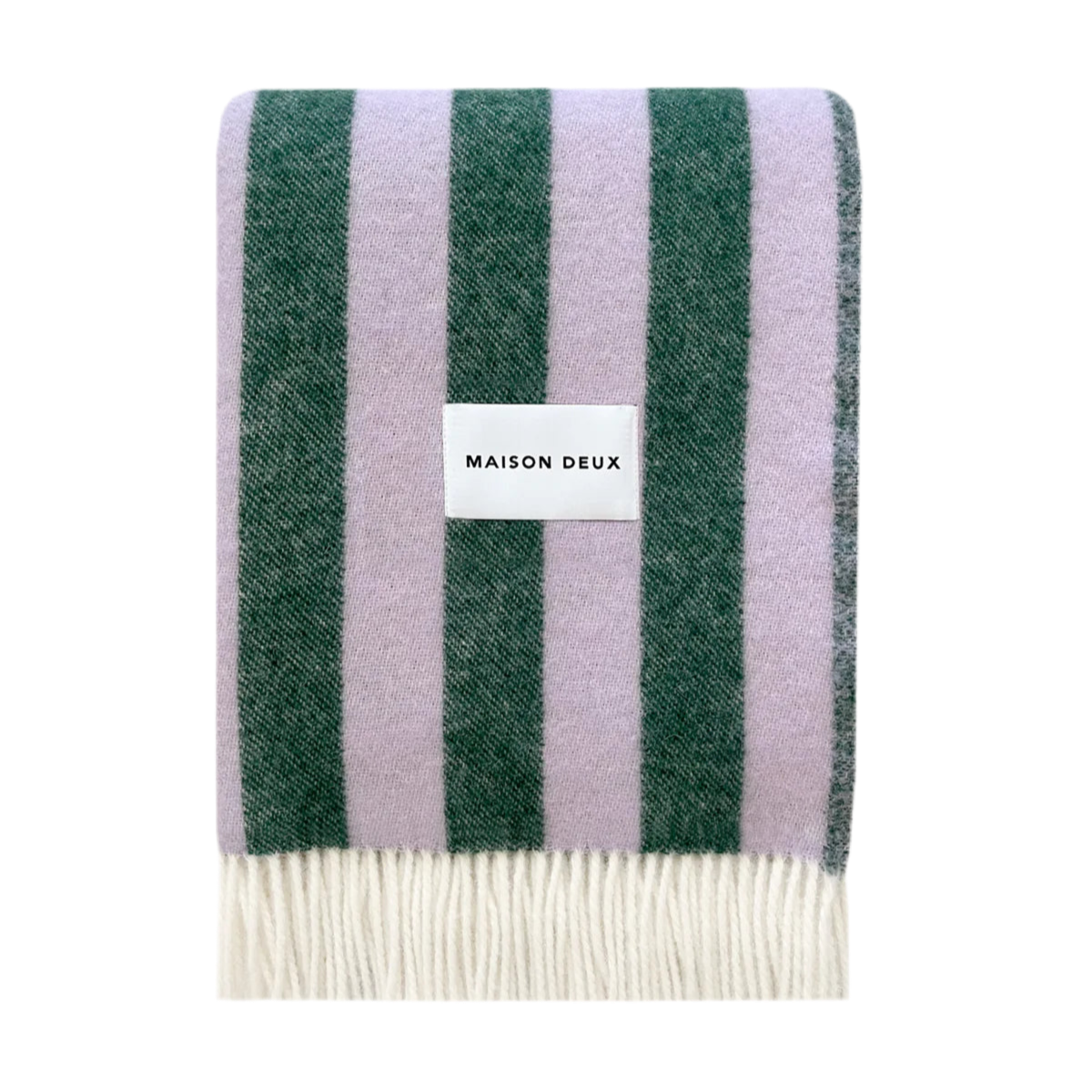 Wolldecke Candy Wrap | lilac/green