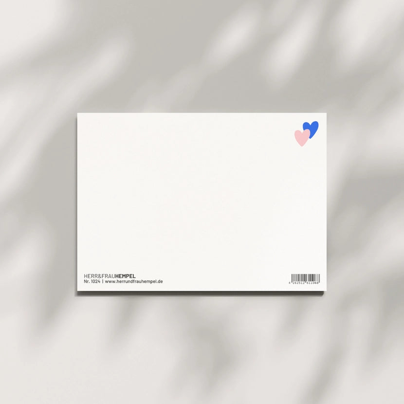 Postkarte aus Holzschliffpappe | TRAUMPAAR