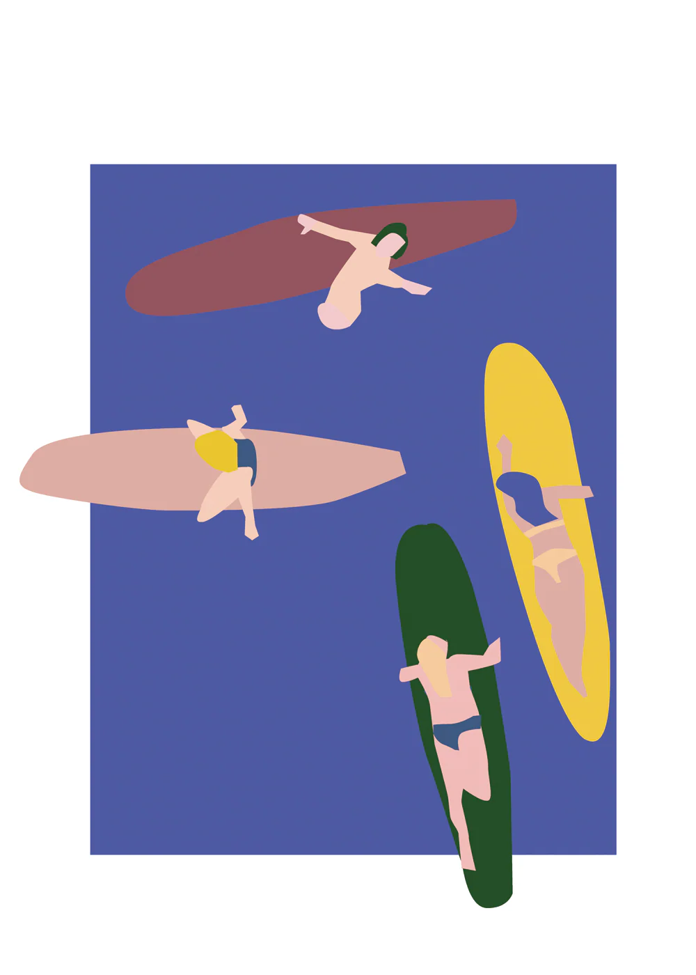 Print Poster | Surfers - 30x40cm