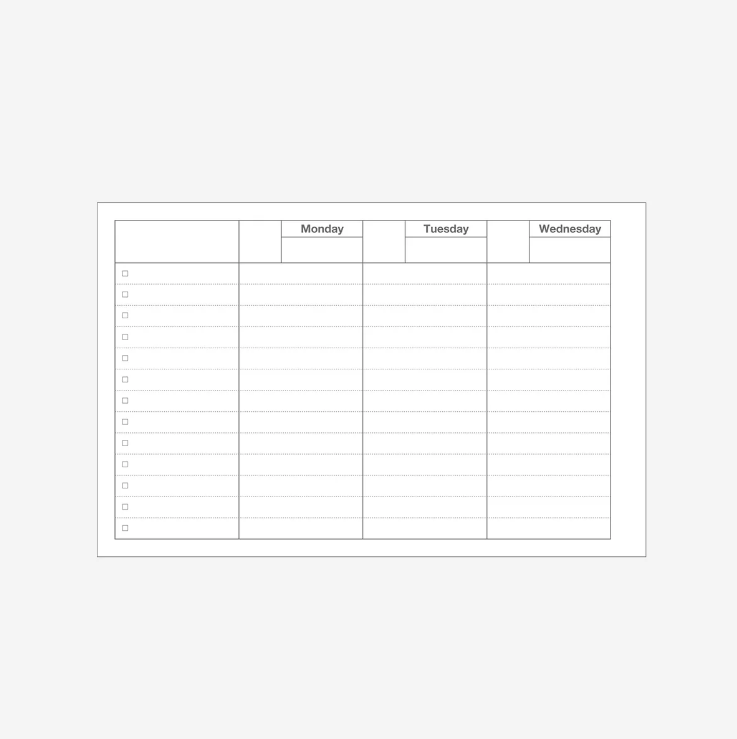 Ringbuch | Wochenplaner