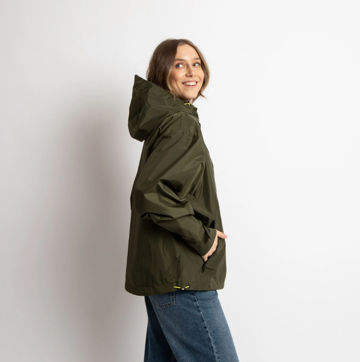 Regen-Jacke Uni | olive