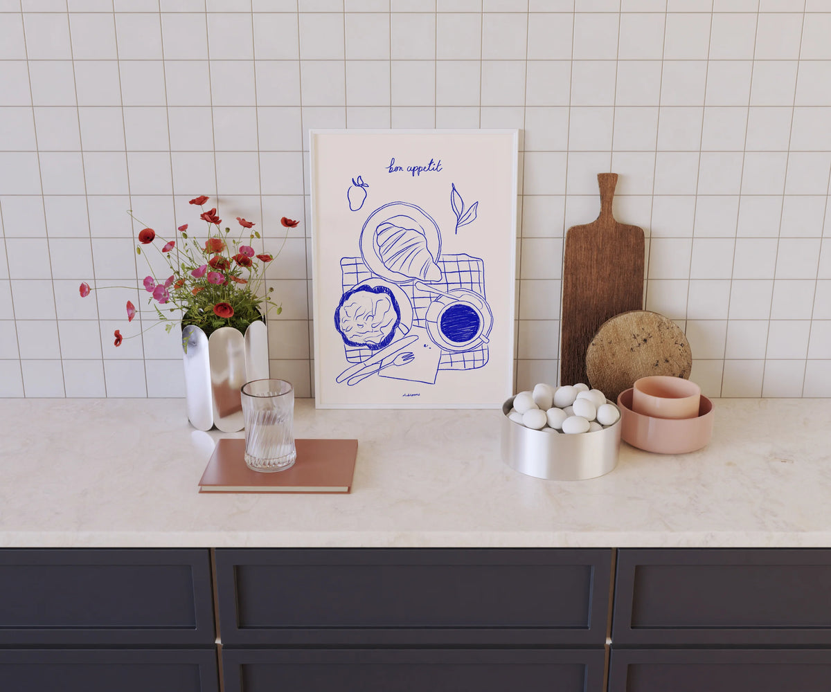 Poster Print A3 | Bon Appetit