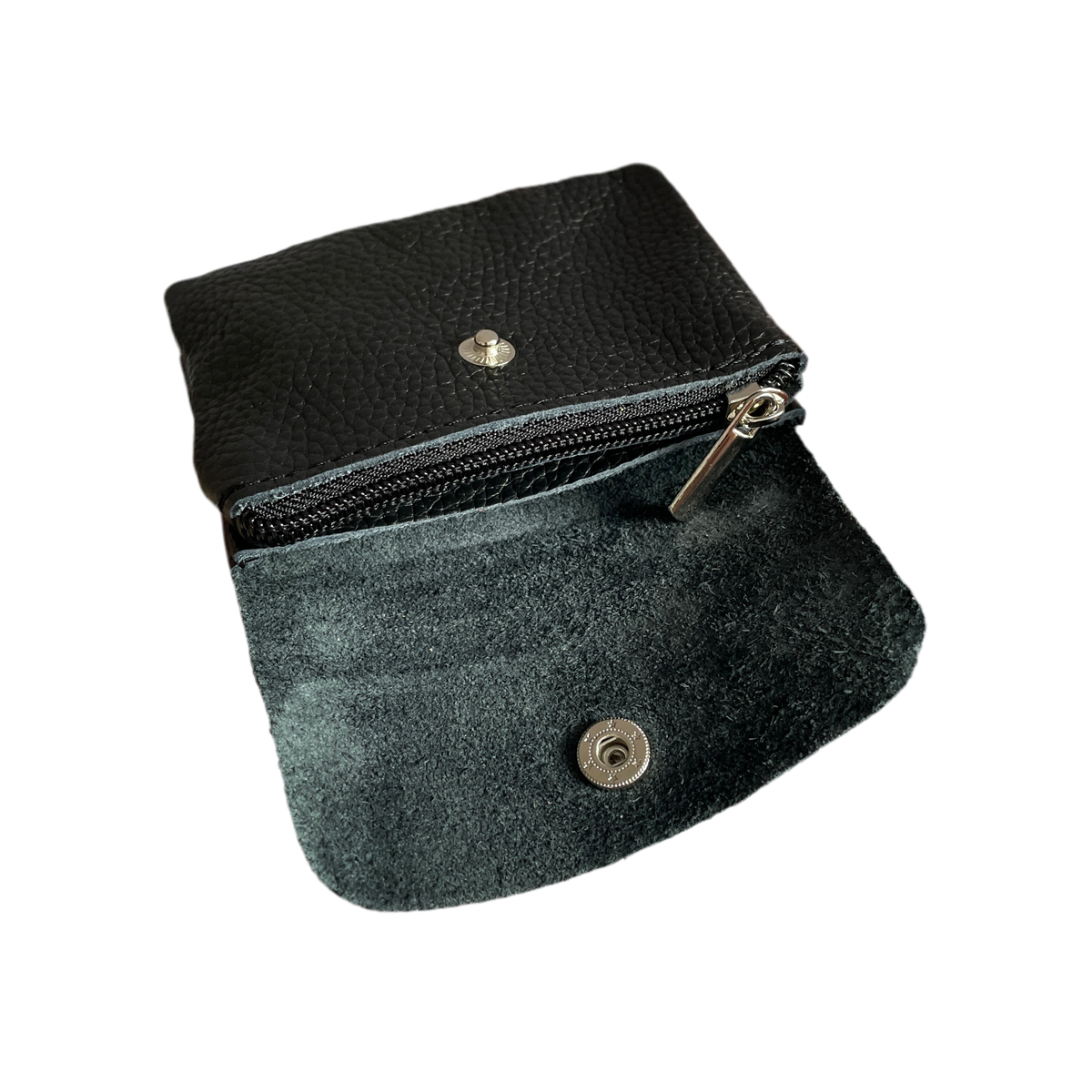 Geldbeutel klein | Leder | schwarz
