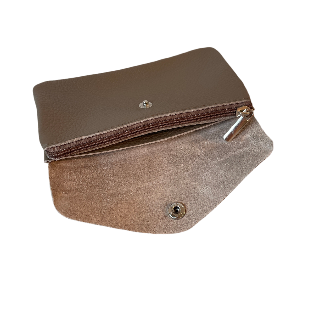 Geldbeutel medium | Leder | taupe