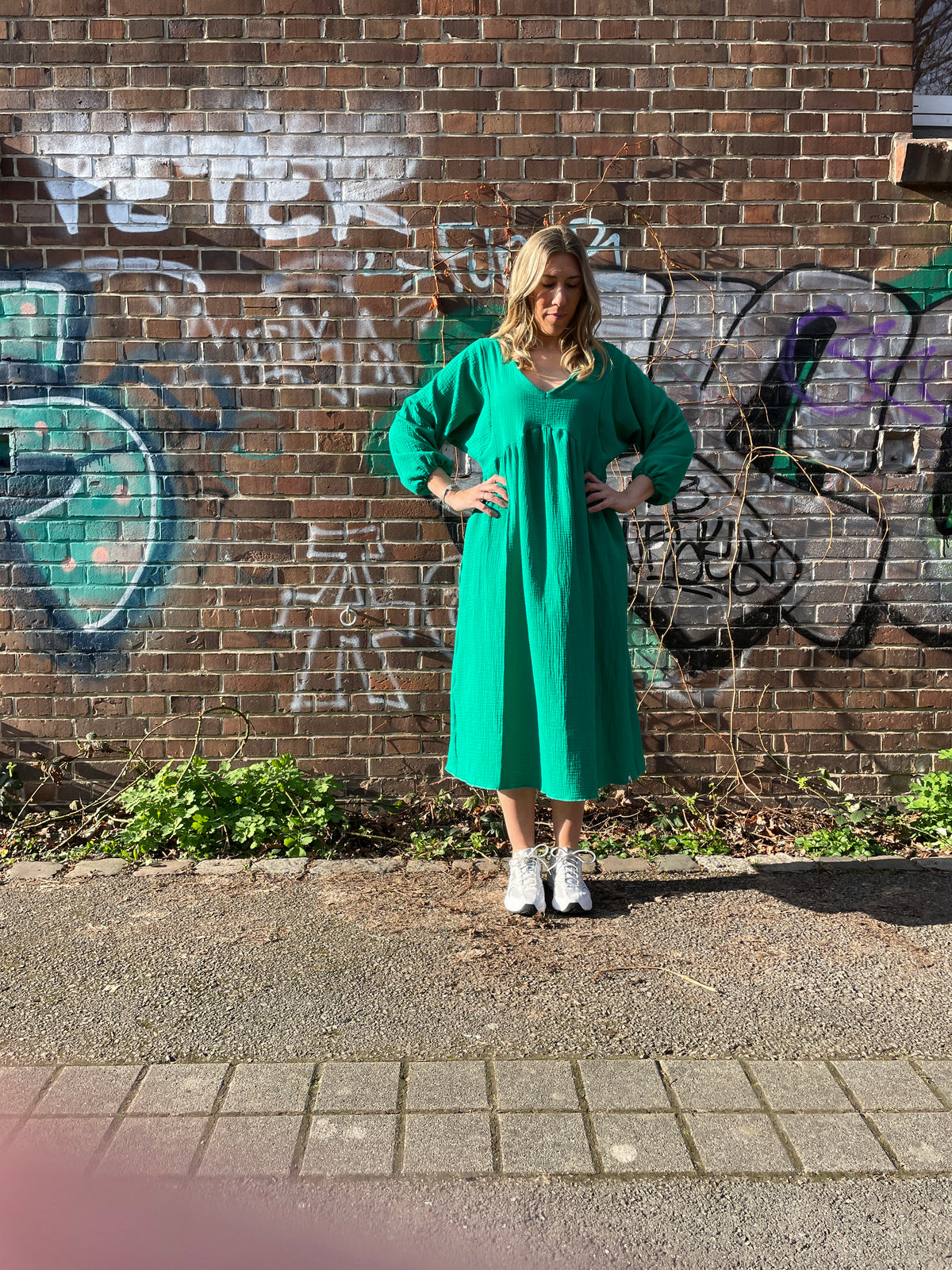 Damen Oversize Kleid