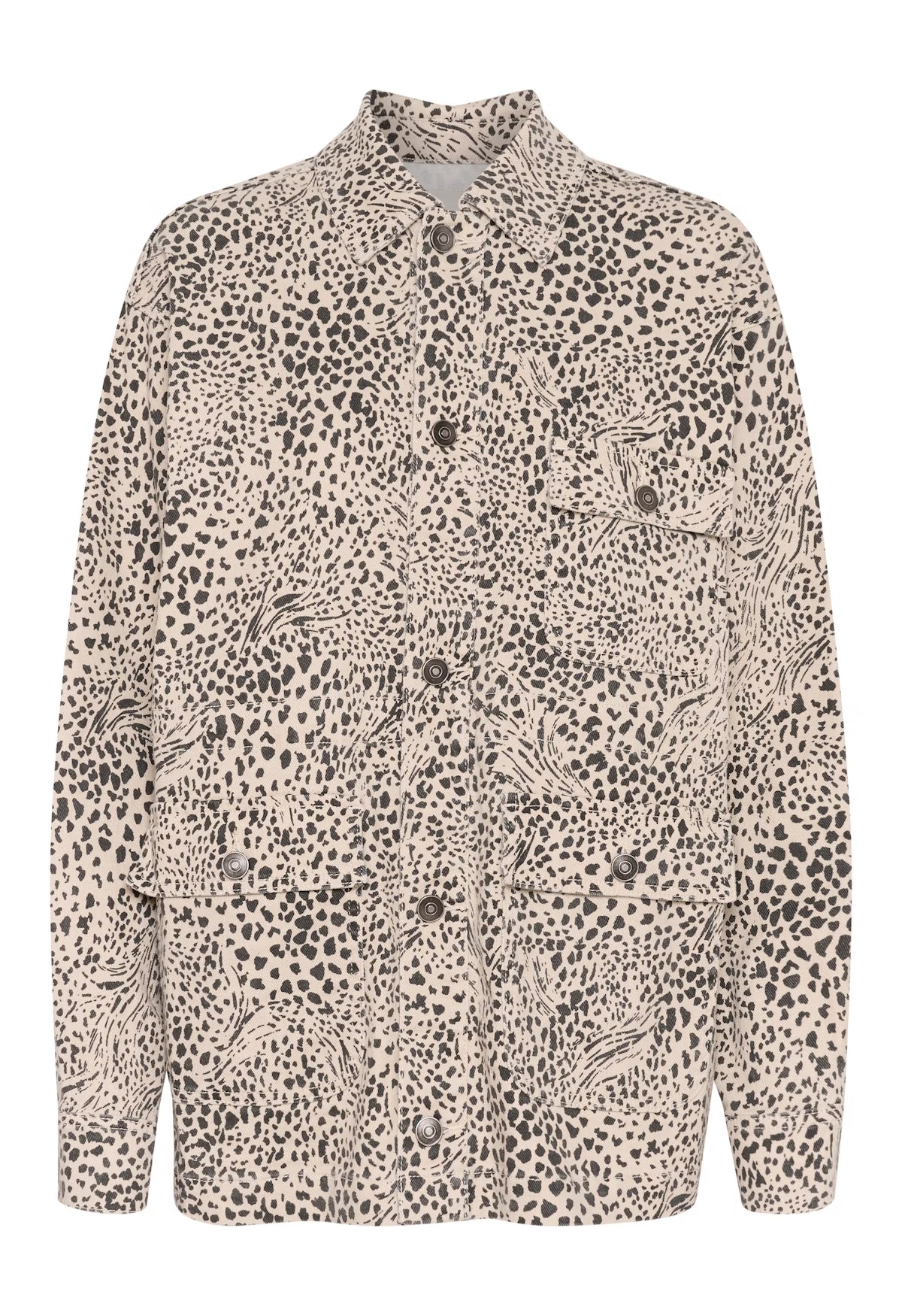Denimjacke KAlisa | Abstract Leopard
