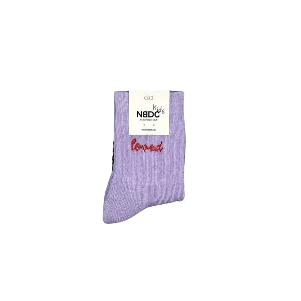 Socken | "Loved" Lila für BABY & KIDS