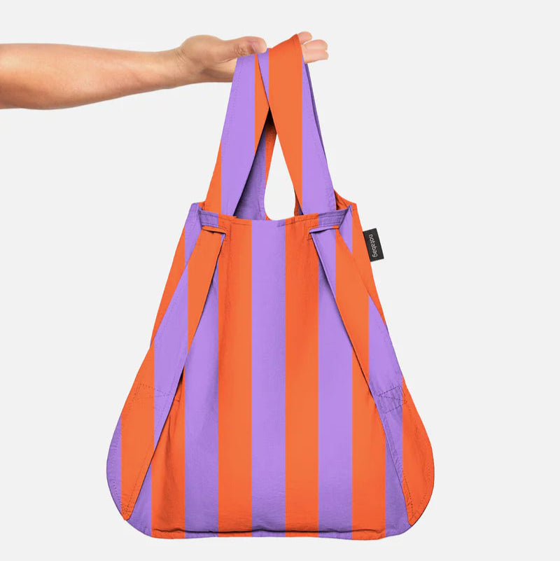 Tasche | Red/Purple Stripes