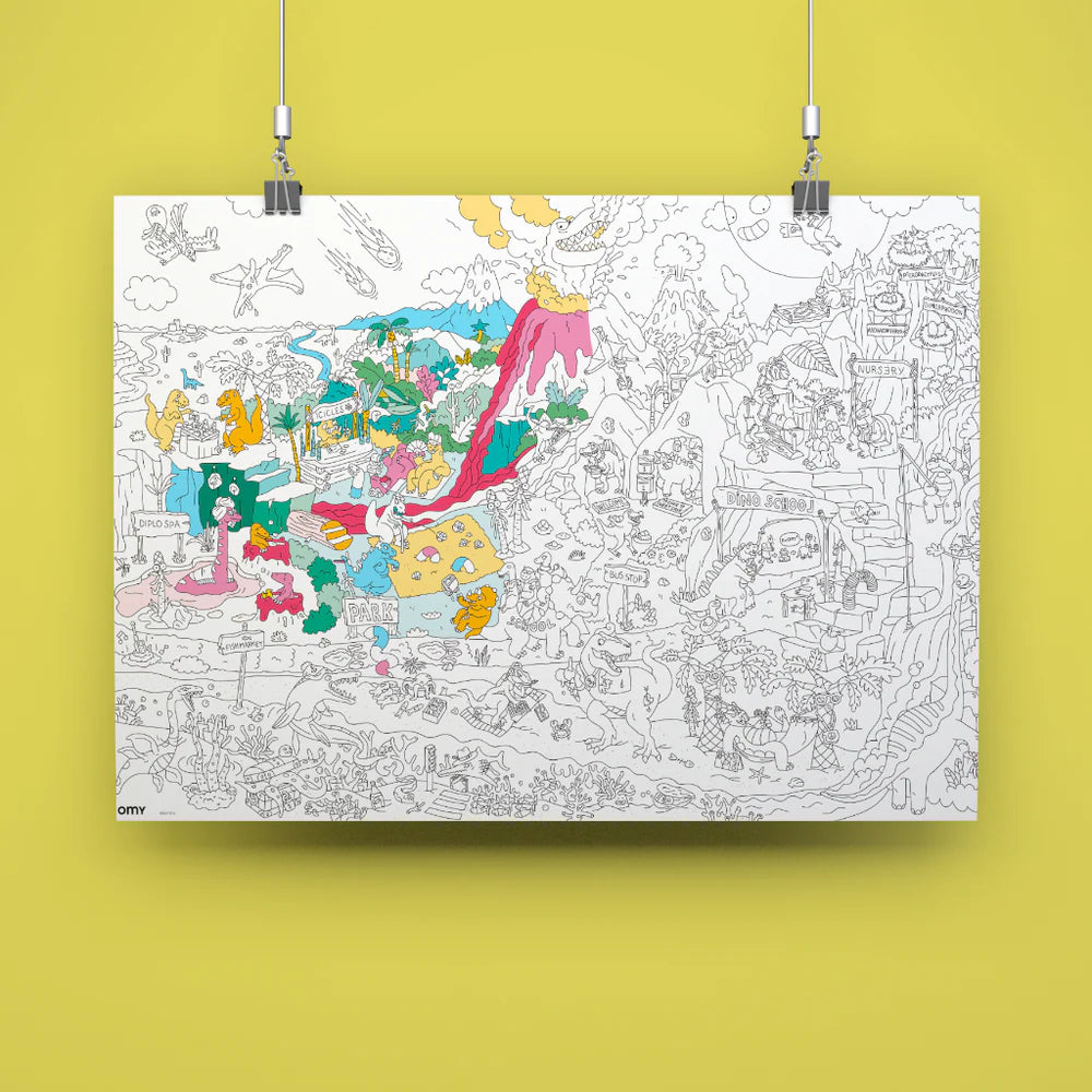Ausmalposter | Dinos