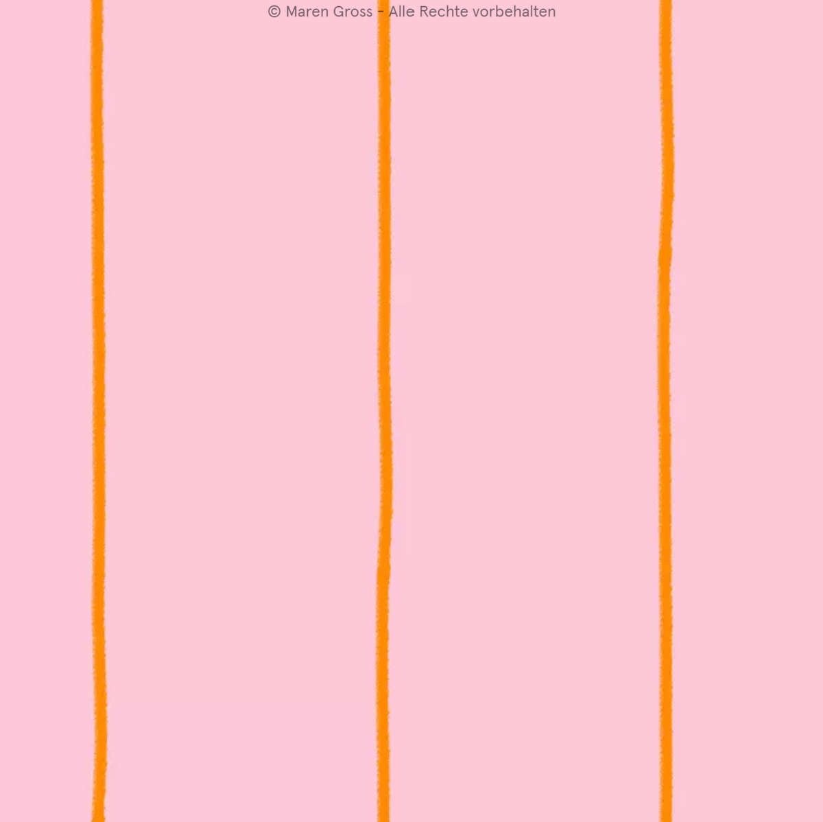 Kissenbezug | Streifen Pink & Orange