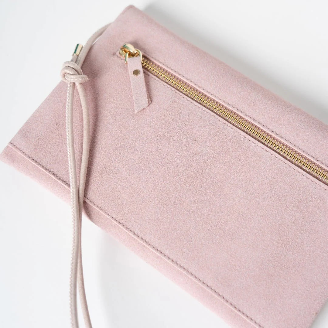 Cute Clutch | Suede Rosa