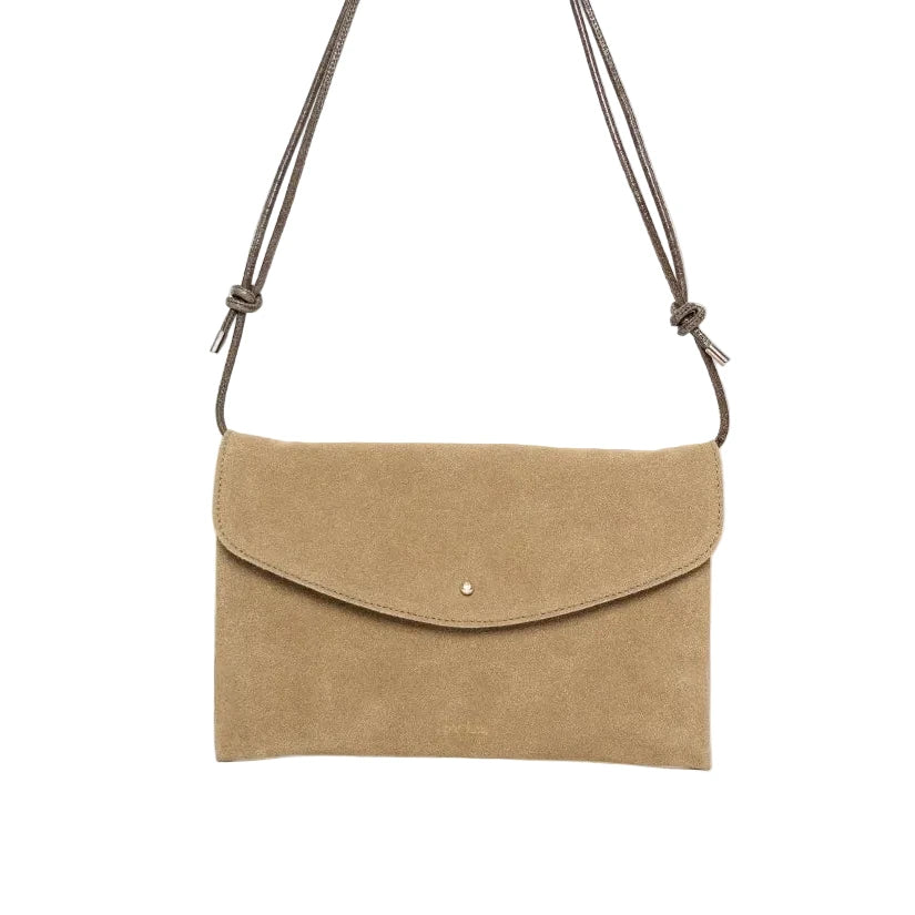 Cute Clutch | Suede Taupe