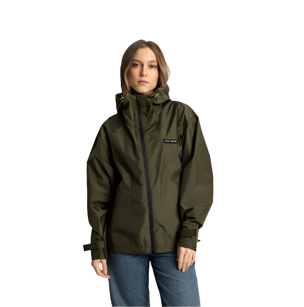 Regen-Jacke Uni | olive