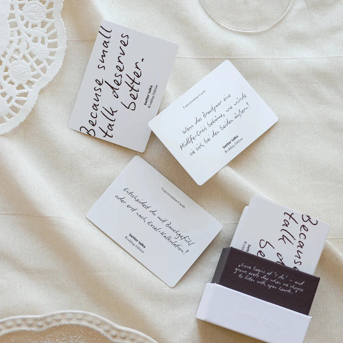 better talks Kartenset | Wedding Edition