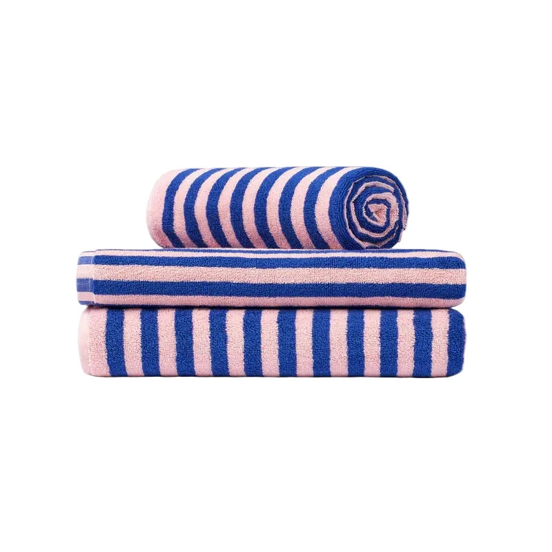 Badetuch Naram | Dazzling Blue & Rose