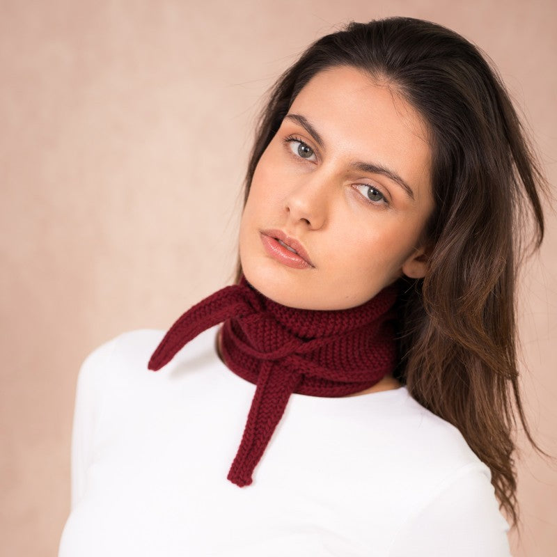 Strickschal Écharpe Sophie | Bordeaux