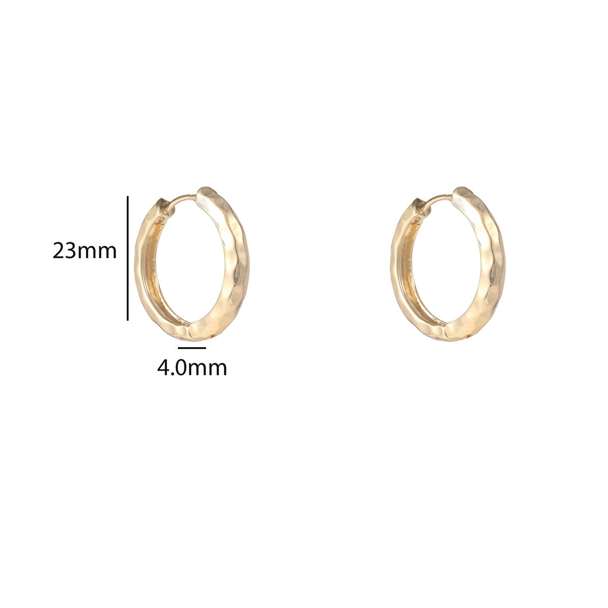 Ohrringe | Natural Hoop Gold