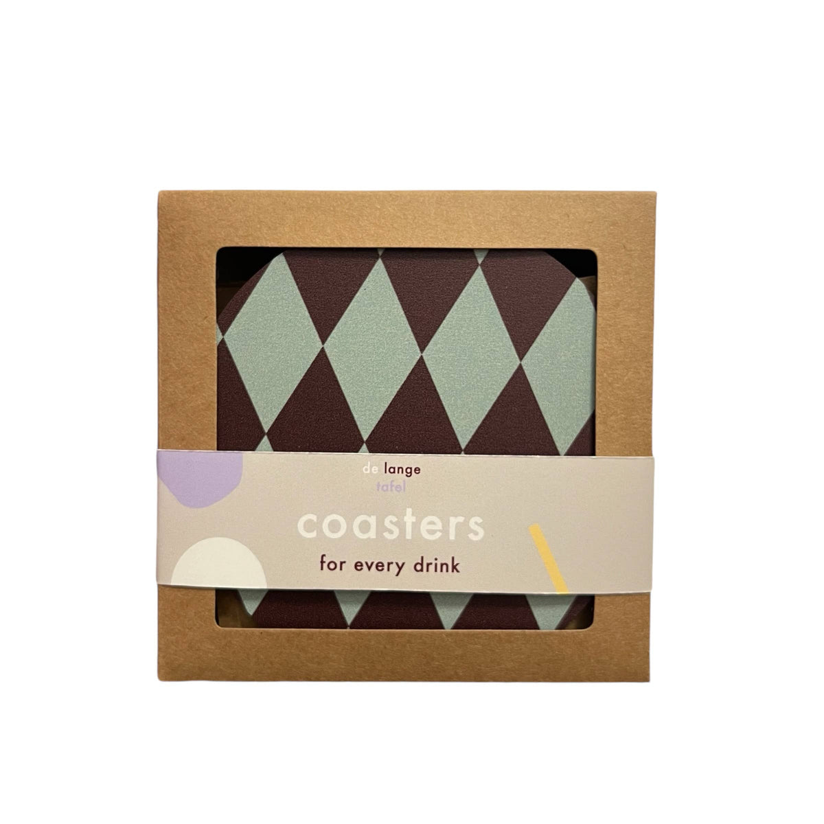 Untersetzer Diamond | Mint/Aubergine