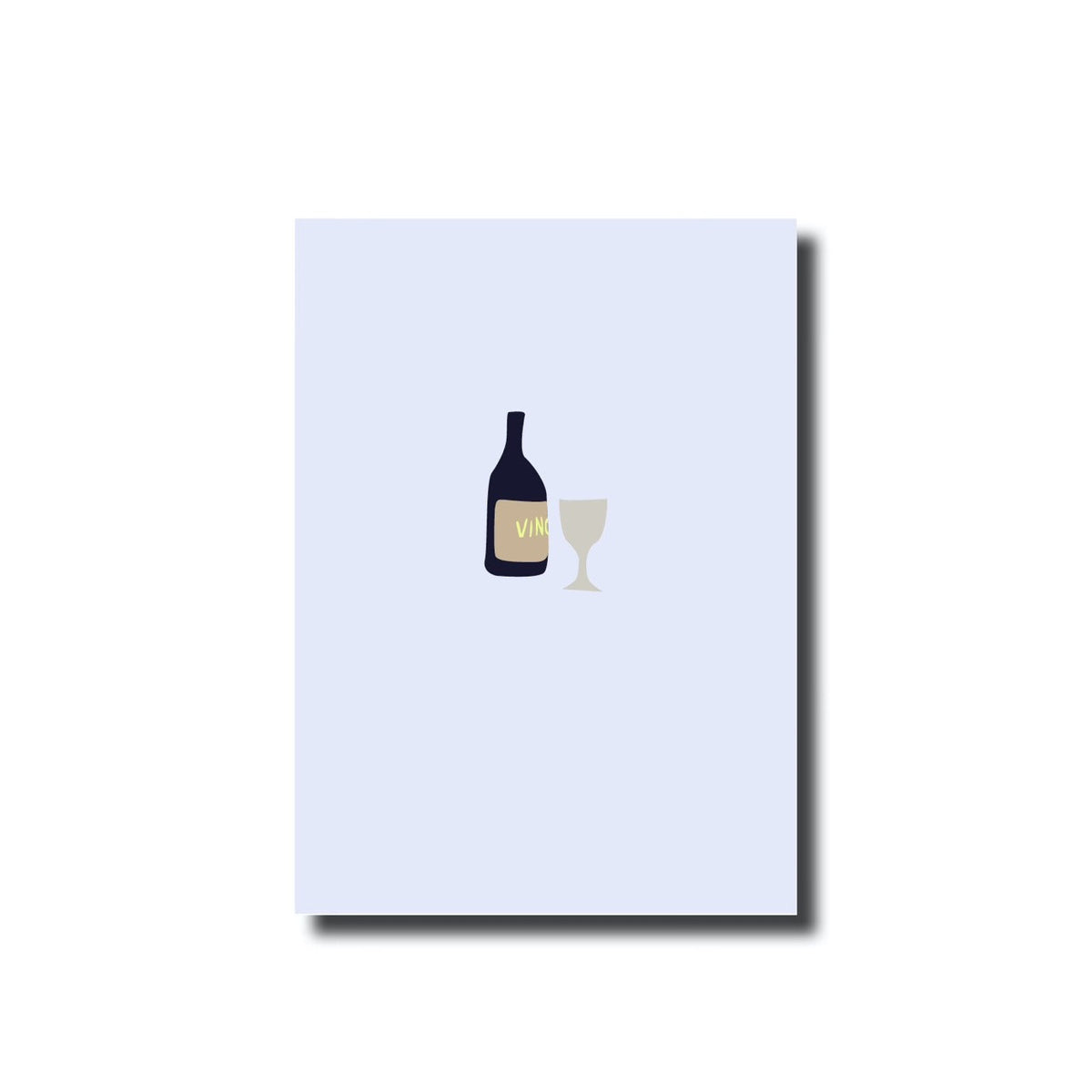 Postkarte | Vino Lila