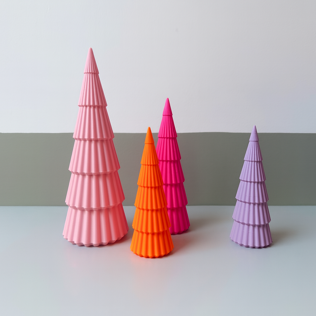 Tannenbaum Geriffelt | Sehr Groß Rosa