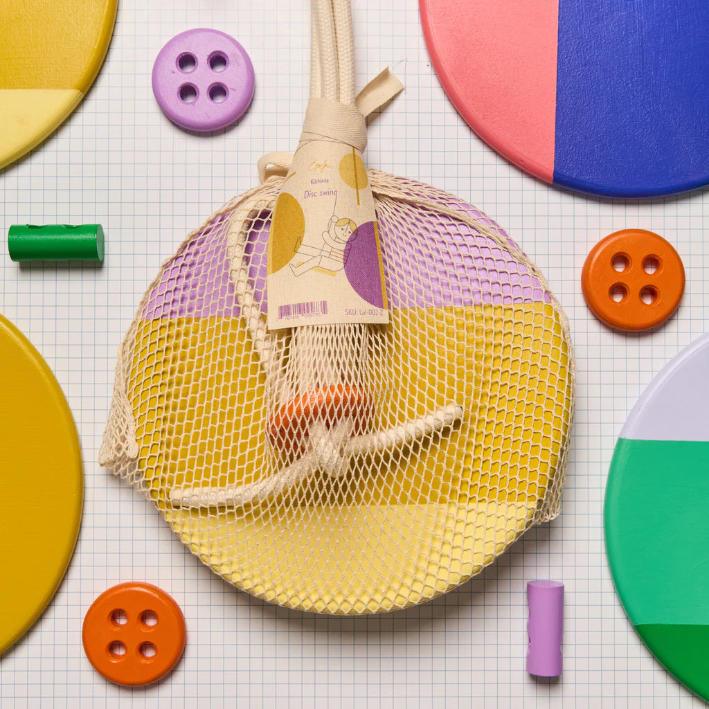 Kinderschaukel Disc Swing | Gelb