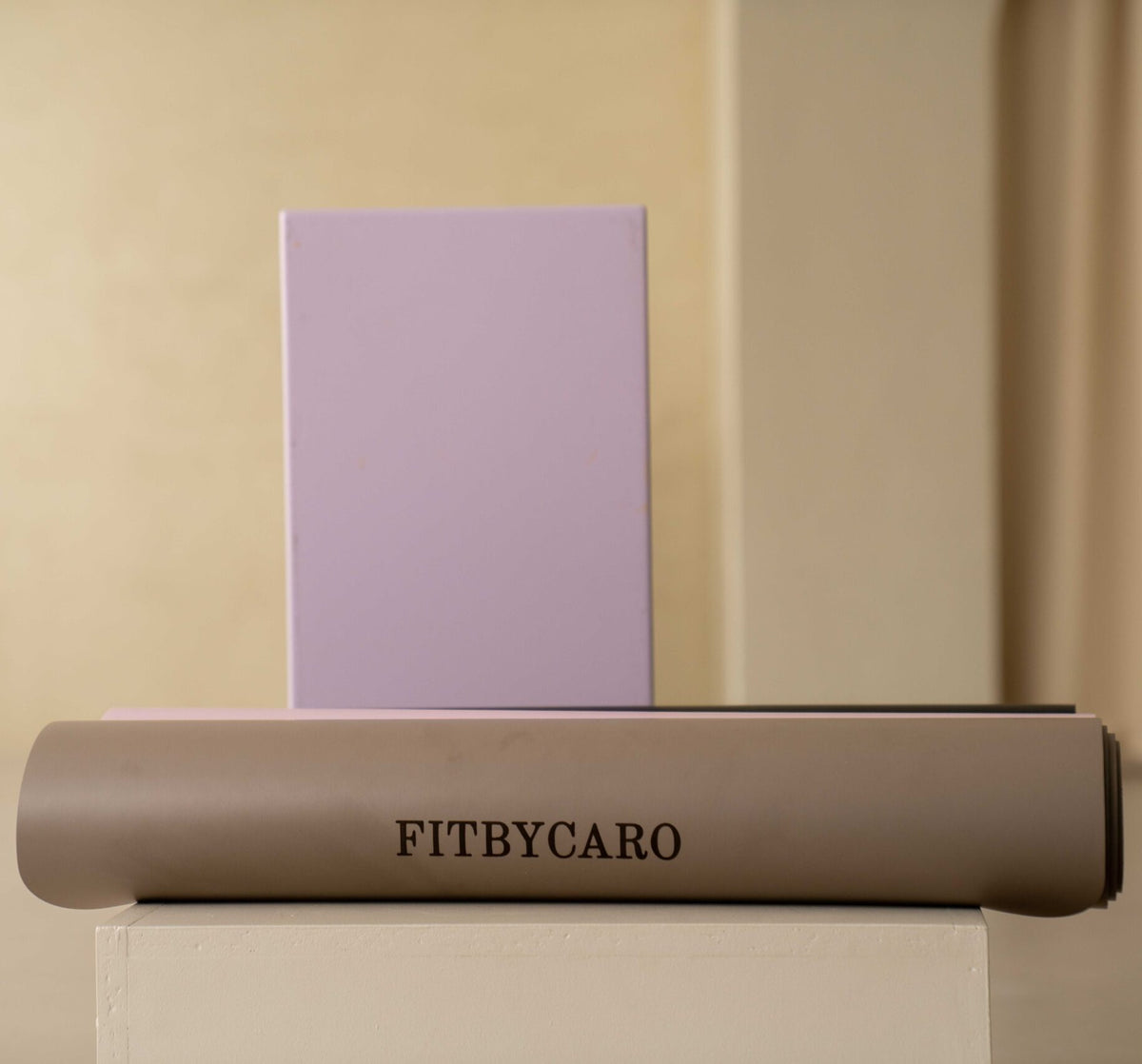 Sport & Yogamatte fitbycaro | cappuccino