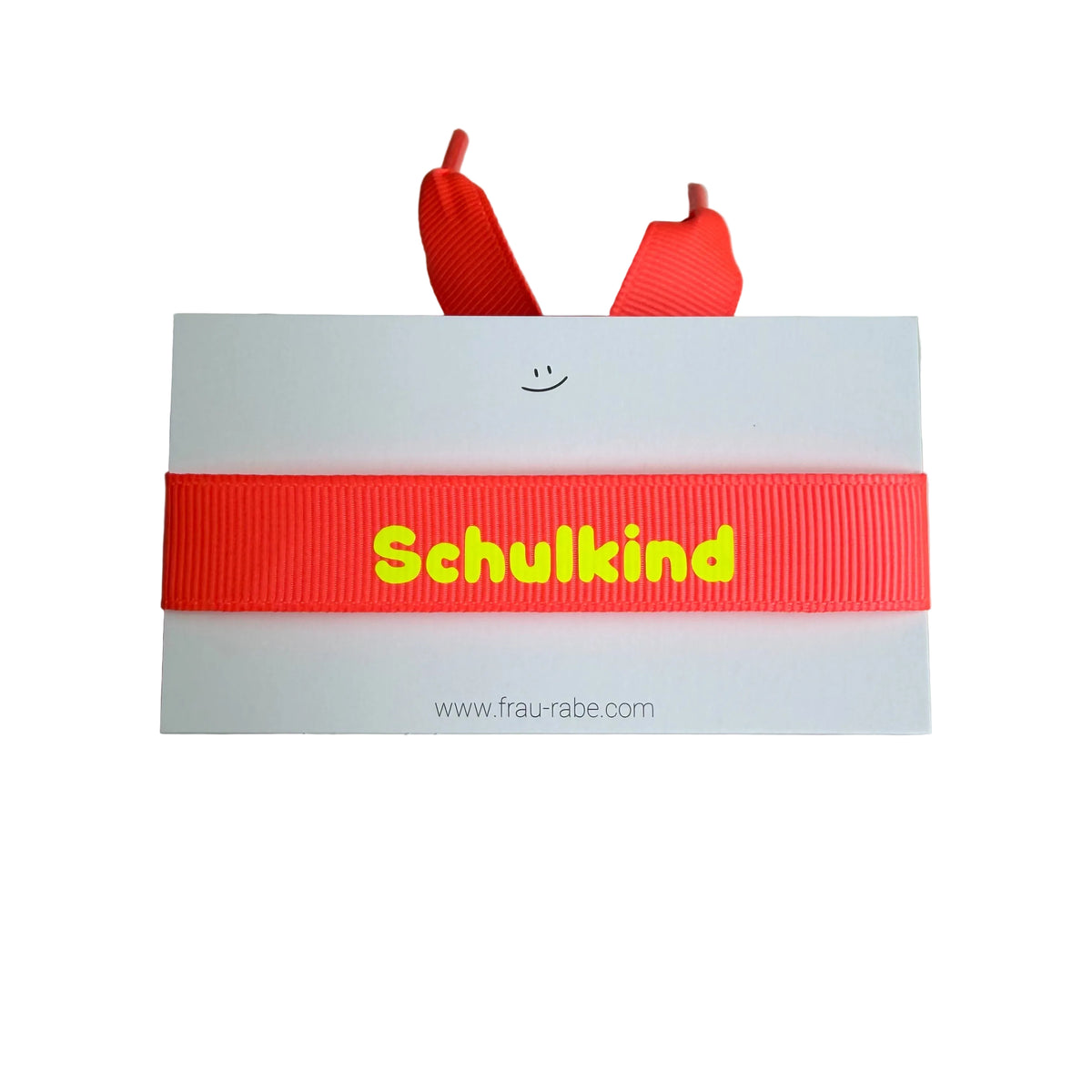 Armband Schulkind | Rot & Neongelb