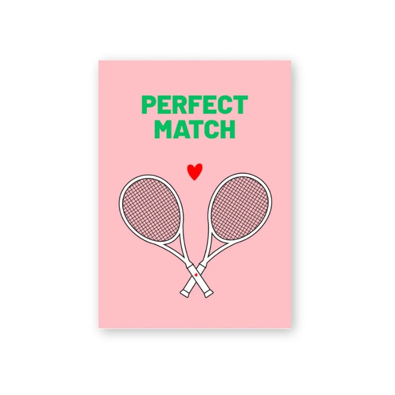 Postkarte aus Holzschliffpappe | PERFECT MATCH