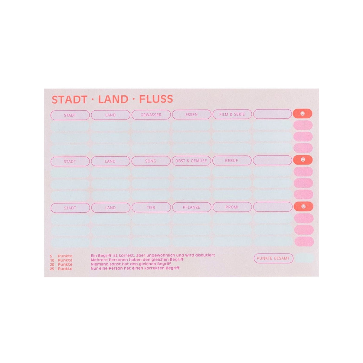 Stadt Land Fluss | Neon