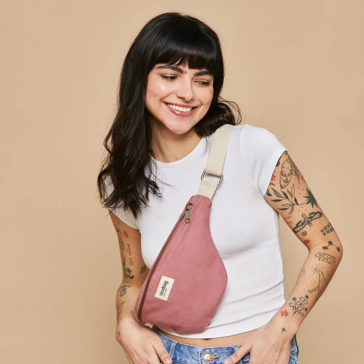 Hindbag Bauchtasche Olivia in Blush Pink bei Die Halle Frau Rabe