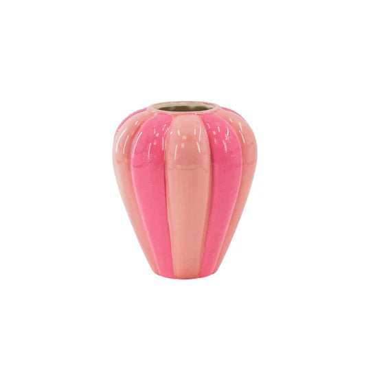 Blumenvase Swirl | Neonpink/Rosa