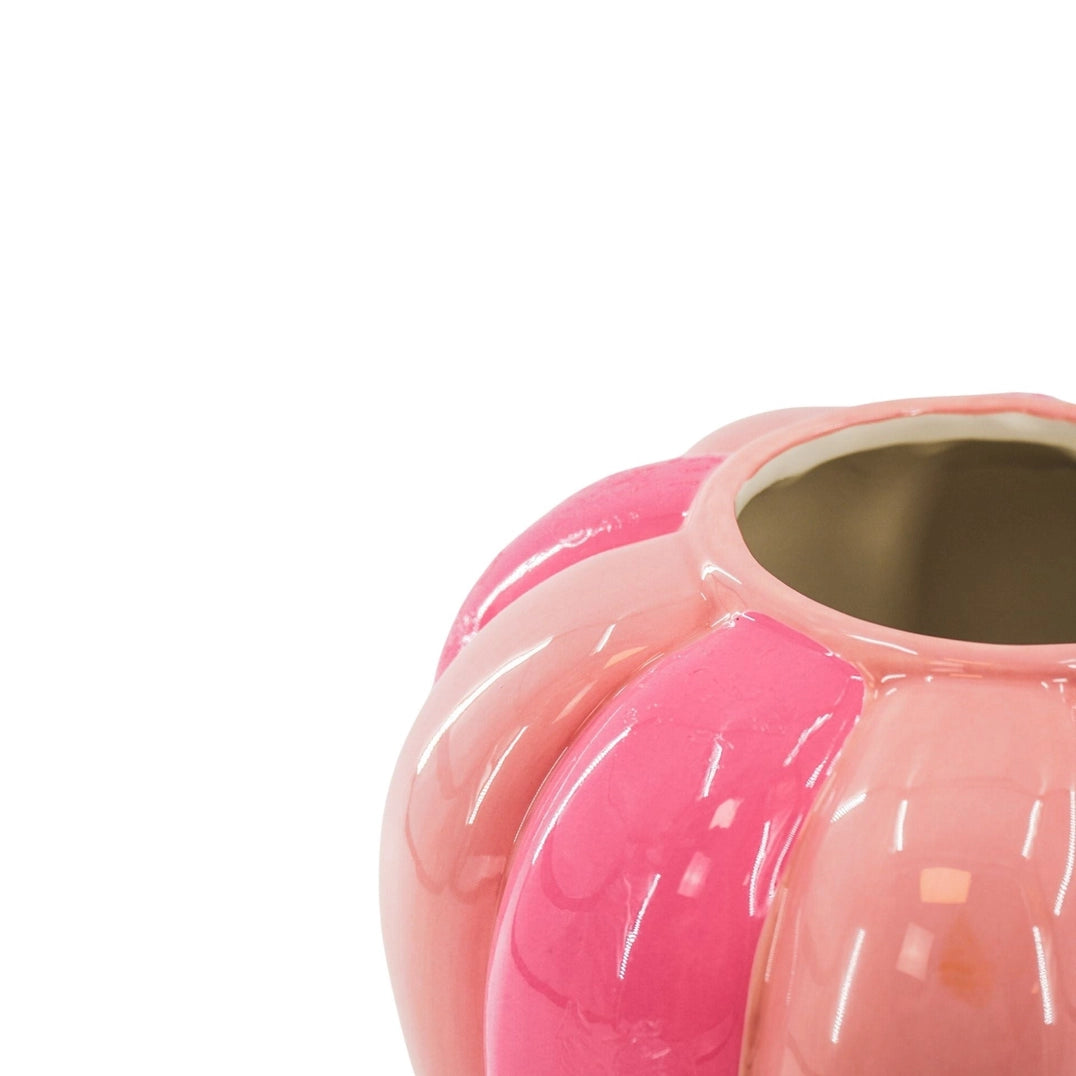 Blumenvase Swirl | Neonpink/Rosa
