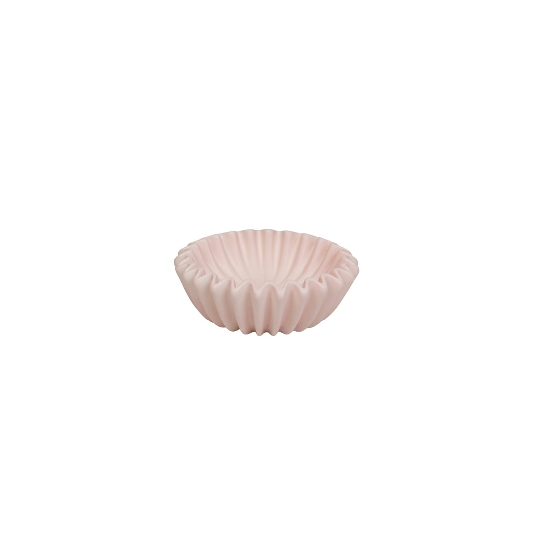 Schale Plissee  | Rosa