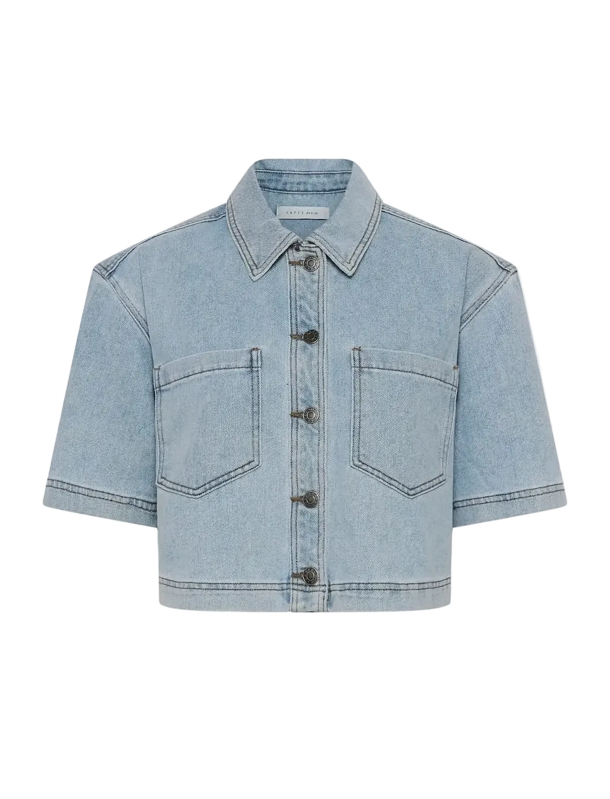 Denimhemd KAminna | Light Blue Washed Denim