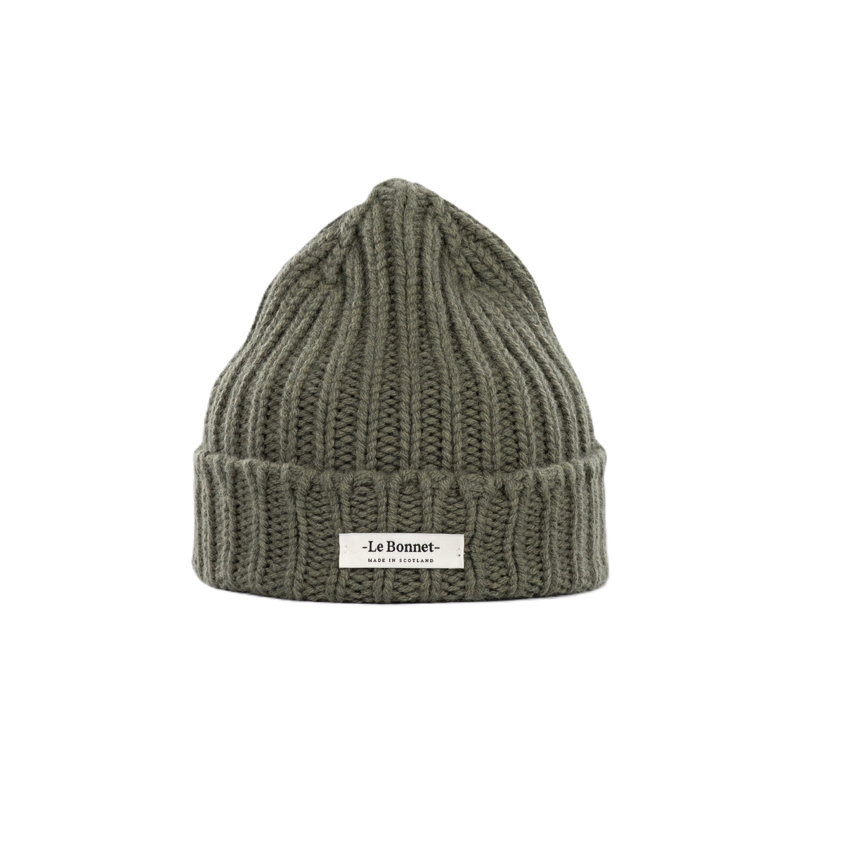 Beanie Logo in der Farbe Croco von Le Bonnet bei Frau Rabe im Concept Store Die Halle