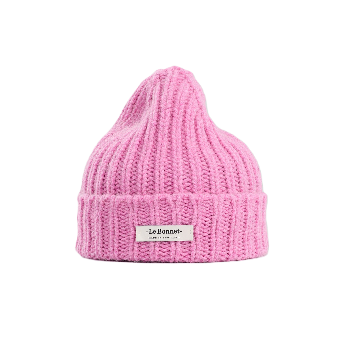 Beanie Logo in der Farbe Taffy von Le Bonnet bei Frau Rabe im Concept Store Die Halle